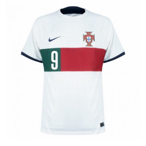Portugal Andre Silva #9 Replica Away Stadium Shirt World Cup 2022 Short Sleeve